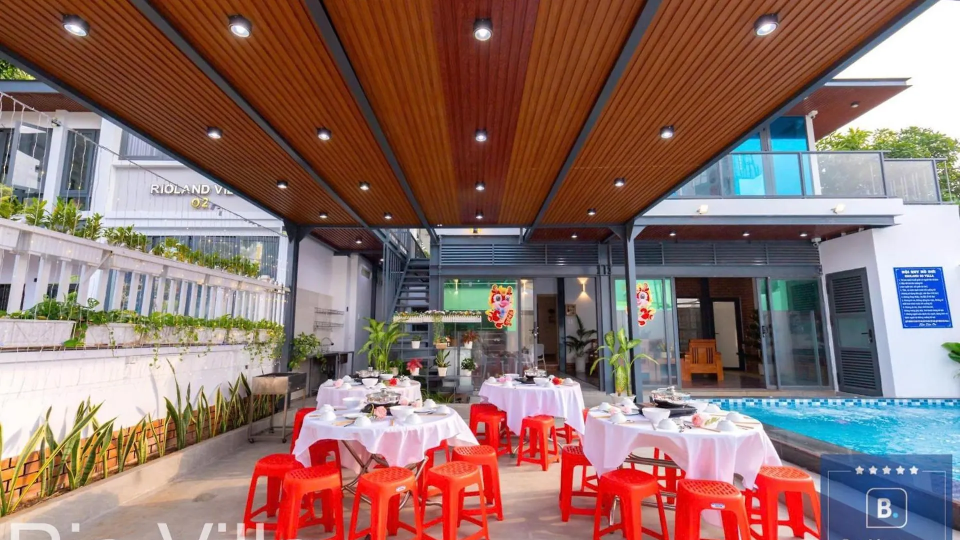 Rio Villa 3 - Cach Bien 100 Met - Free Bida - Karaoke - 6 Phong Ngu - Gan Bien Di Bo Βουνγκ Τάου